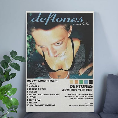 Deftones Around The Fur for Room Aesthetic Wall Art Poster Size 24''x36''