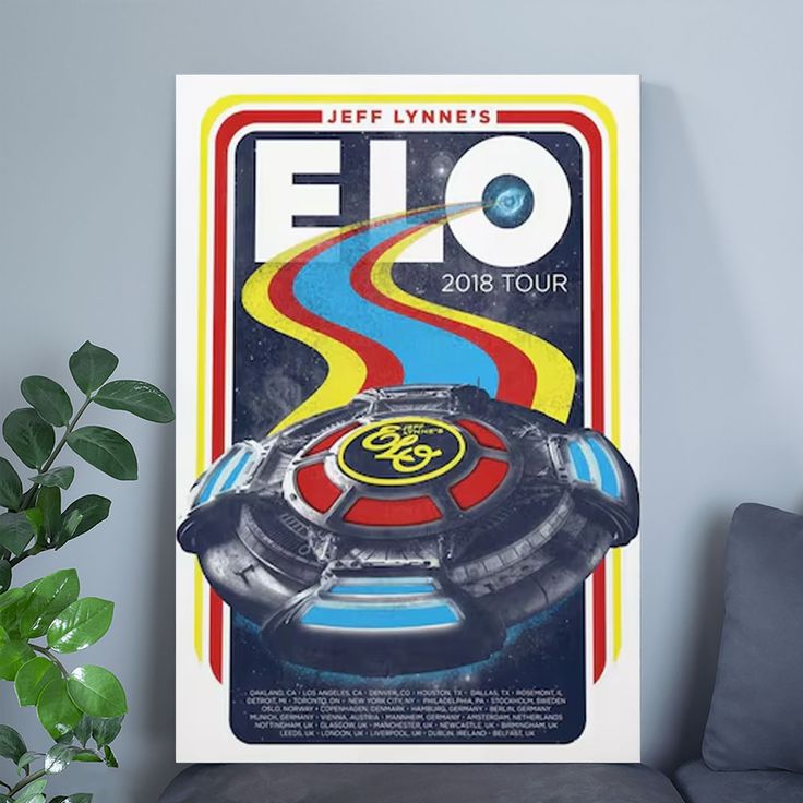 Electric Light Orchestra Concert Tour 2018 Poster Size 24''x36''
