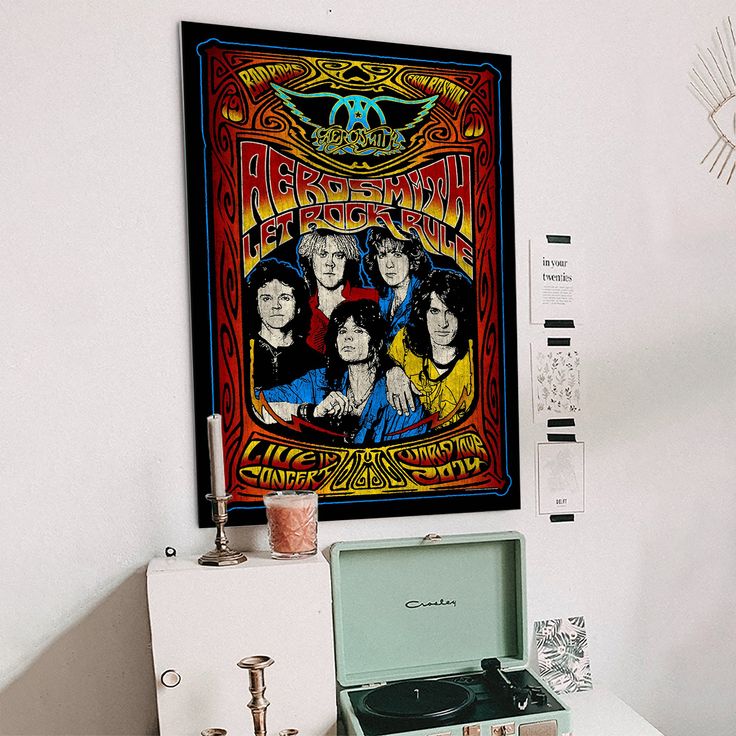 Aerosmith Music Band Concert Poster Cool Wall Art Print Poster Size 24''x36''