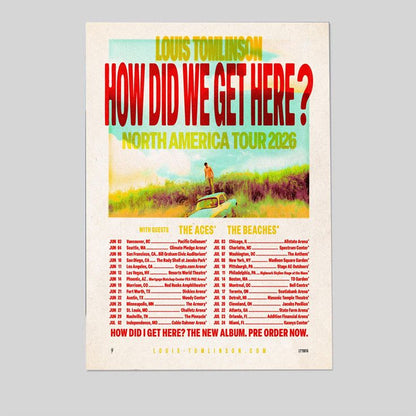 The Beaches How Did We Get Here North America Tour 2026 Size 24''x36''
