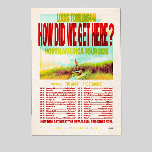 The Beaches How Did We Get Here North America Tour 2026 Size 24''x36''