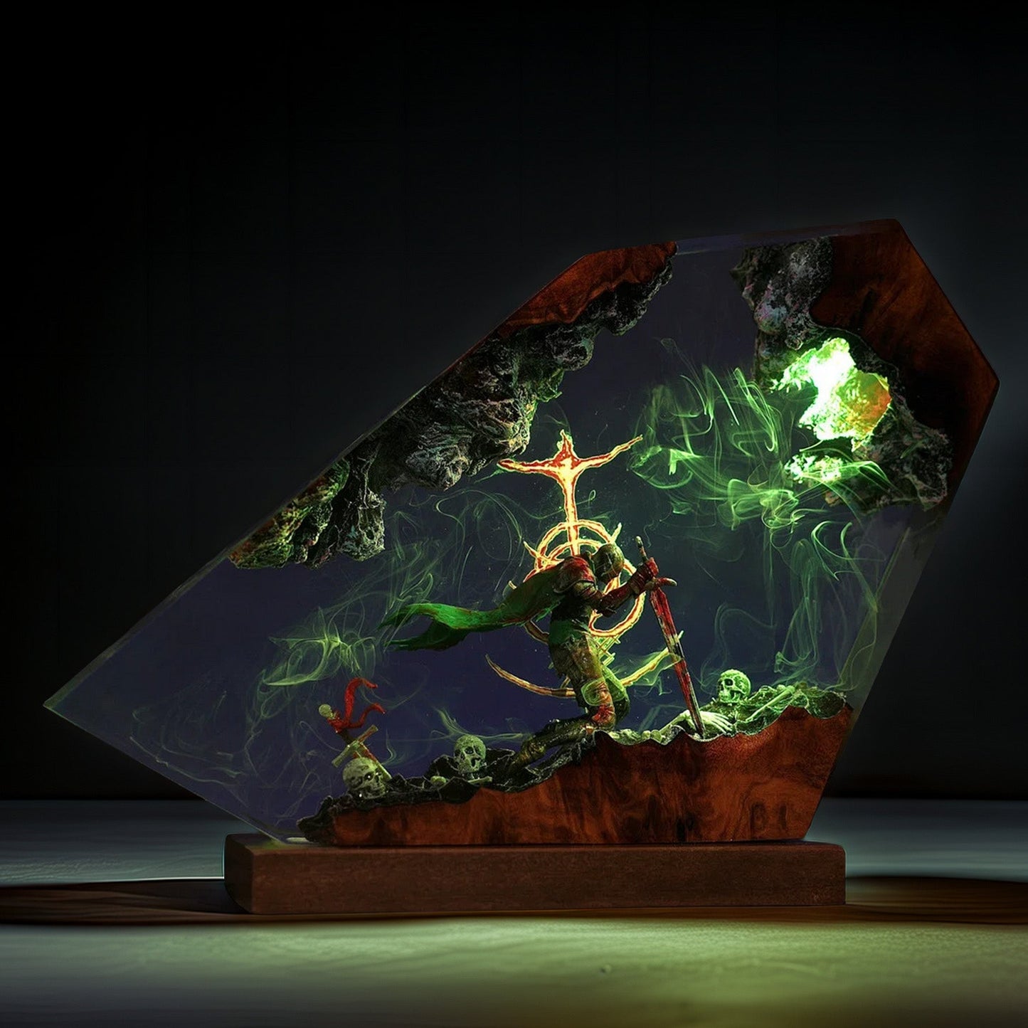 Black Beast Death Blade Resin Lamp