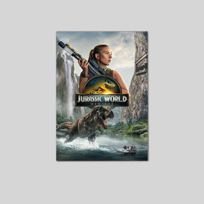 Jurassic World Rebirth Movie Poster Scarlett Johansson Poster Size 24''x36''