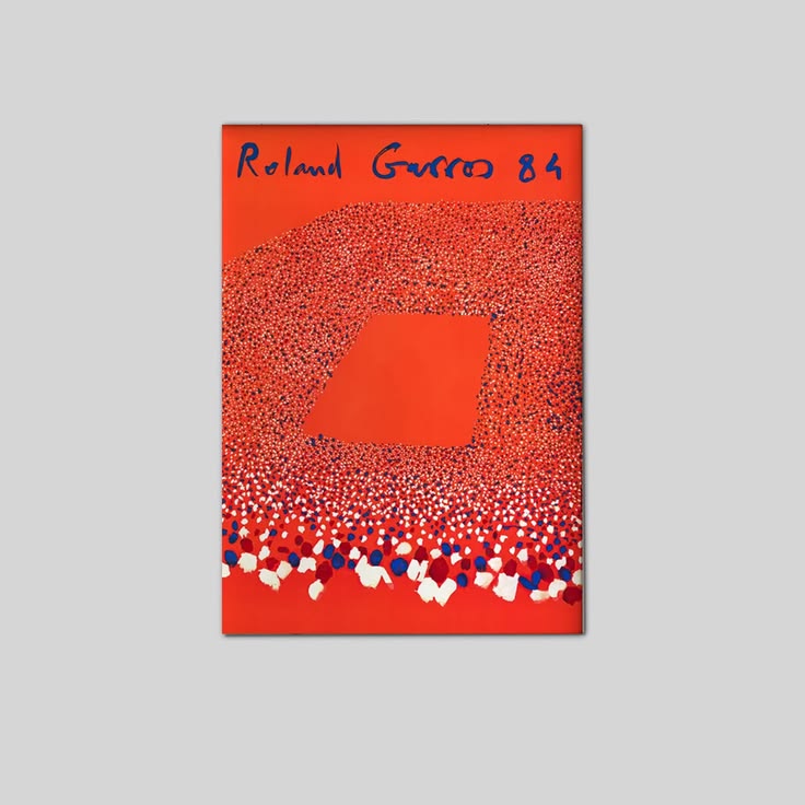 Roland Garros 1984 Posster, Home Decor Poster Full Size 24''x36''