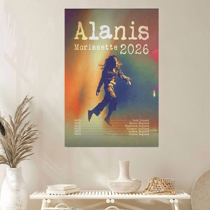 Alanis Morissette Tour 2026 Poster Size 24''x36''