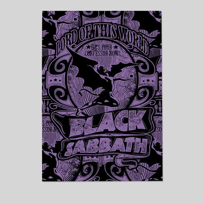 Black Sabbath Poster Lord Of This World Band Logo Textile Size 24''x36''