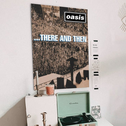 OASIS 1996 original UK POSTER ADVERT THERE AND THEN Size 24''x36''