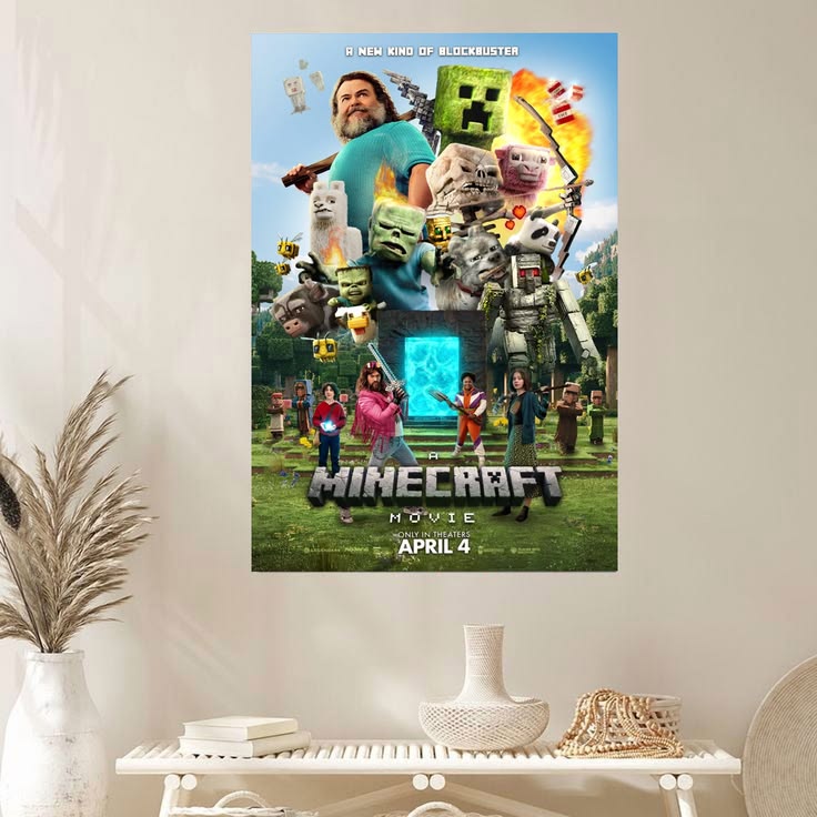 Minecraft Movie Poster Minecraft The Movie Poster Poster Size 24''x36''