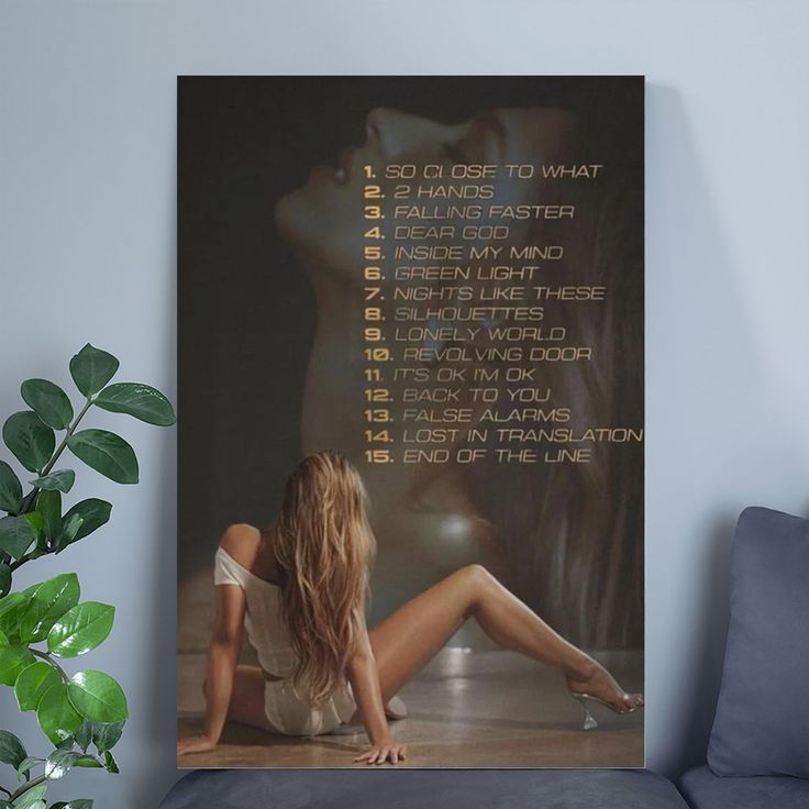 Tate McRae So Close To What   Poster for Room Decor Size 24''x36''