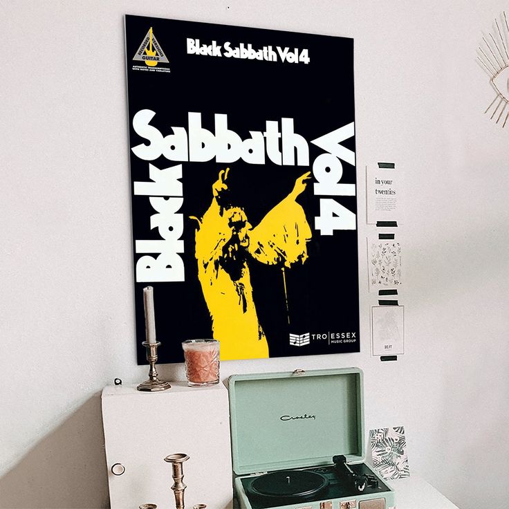 Black Sabbath Vol. 4 Guitar Sheet Music  Guitar Tablature with Note-for-Note Transcriptions from the 1972 Album Size 24''x36''