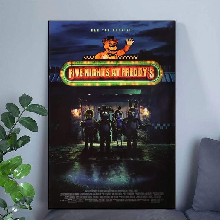 Five Nights At Freddy's original DS movie poster Size 24''x36''
