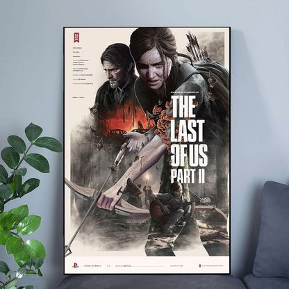 Game Poster, THE LAST OF US Part 2 Poster Size 24''x36''