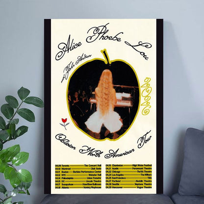 Alice Phoebe Lou Oblivion north american spring tour 2026 Size 24''x36''