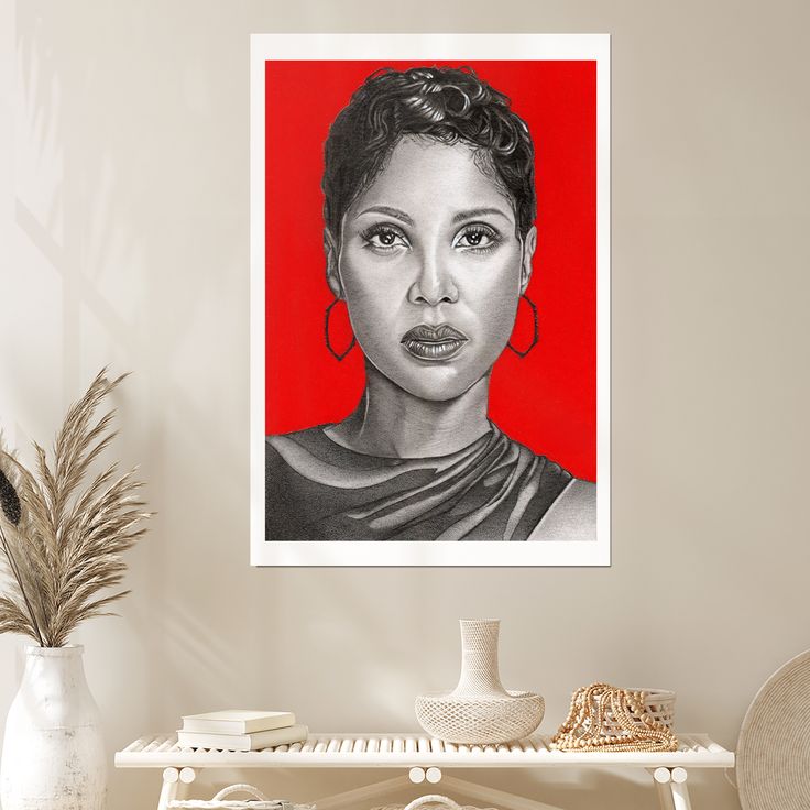 Toni Braxton Poster R&B RnB Wall Art Size 24''x36''