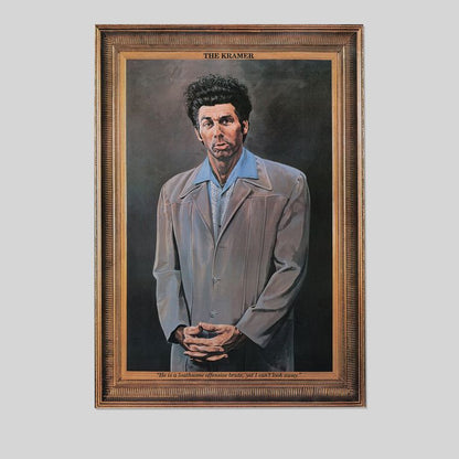 Seinfeld - Kramer Wall Poster Retro Style - Size 24''x36''