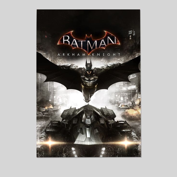 DC Comics VIdeo Game - Arkham Knight - Key Art Wall Poster Size 24''x36''
