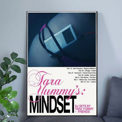 Tara Yummy Mindset Winter Tour 2026 Poster Size 24''x36''