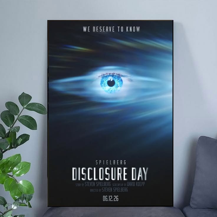 Disclosure Day Movie Poster, Cinematic Movie Wall Art