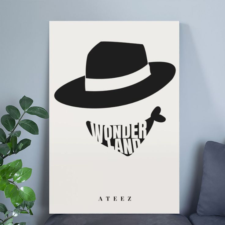ATEEZ "Wonderland" Retro Style - Size 24''x36''