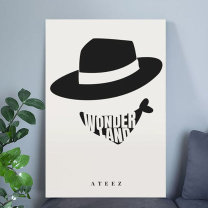 ATEEZ "Wonderland" Retro Style - Size 24''x36''
