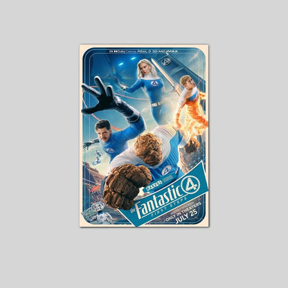 The Fantastic Four First Steps Movie Poster Size 24''x36''