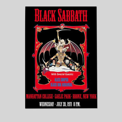 Black Sabbath CONCERT POSTER Size 24''x36''