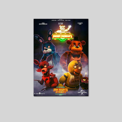 Five Nights at Freddy's 2 Movie Poster Wall Aesthetic Decor Poster Size 24''x36''