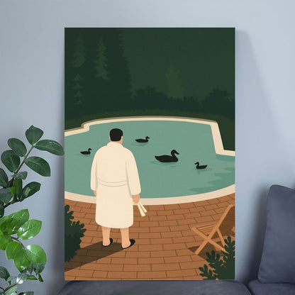 Vintage Poster - The Sopranos Poster, Tony Soprano Wall Art - Size 24x36