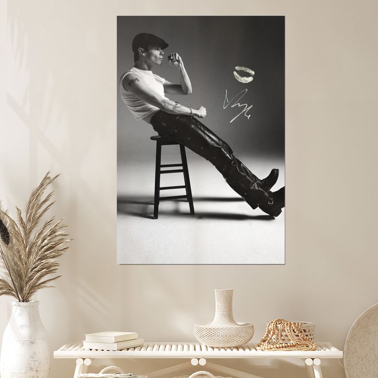 Yungblud “Shattered State” Splatter Deluxe Vinyl + Kissed Leaning B&W Poster Size 24''x36''
