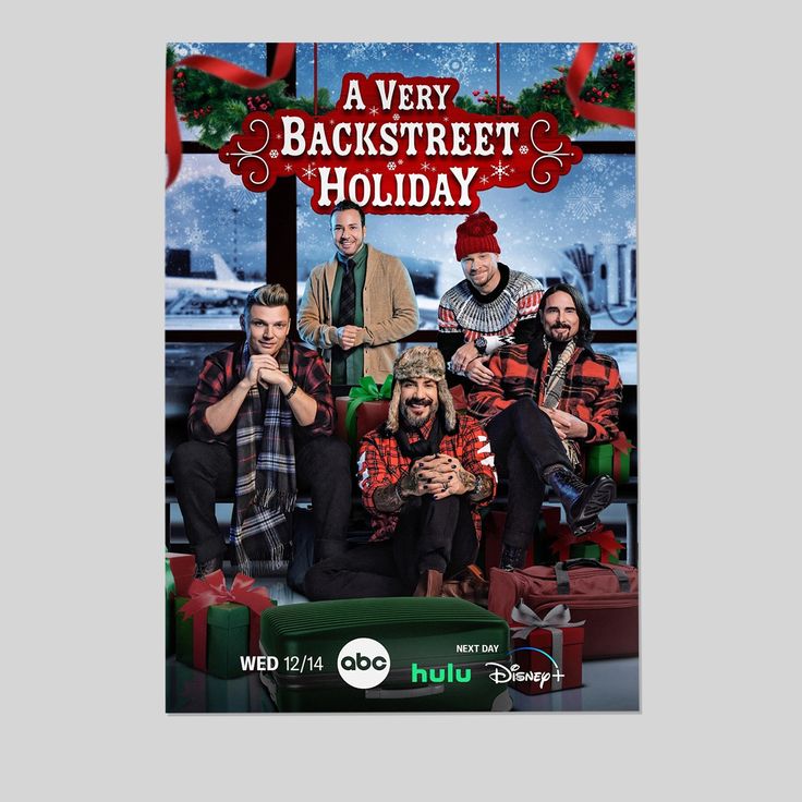 Backstreet Boys poster A Very Backstreet Holiday Size 24''x36''