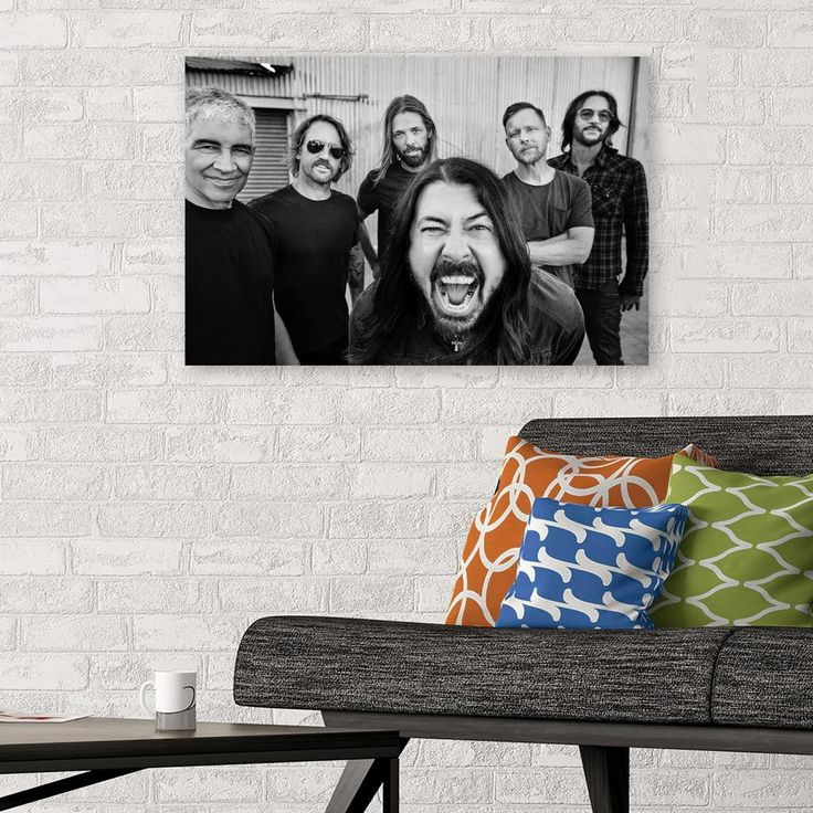 Foo Fighters Music Poster Wall Art Measures Size 24''x36''