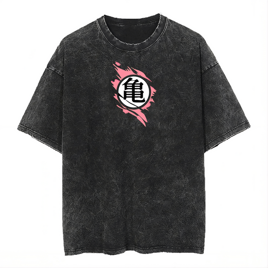 2-SIDED GOKU BLACK ULTRA EGO WASHED TEE