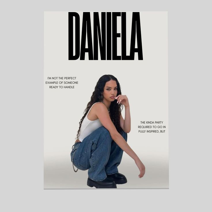 Daniela KATSEYE poster Size 24''x36'