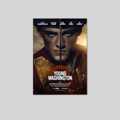 Young Washington 2026 Movie Poster Poster Size 24''x36''