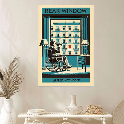 Rear Window Poster: Alfred Hitchcock Poster Full Size 24''x36''