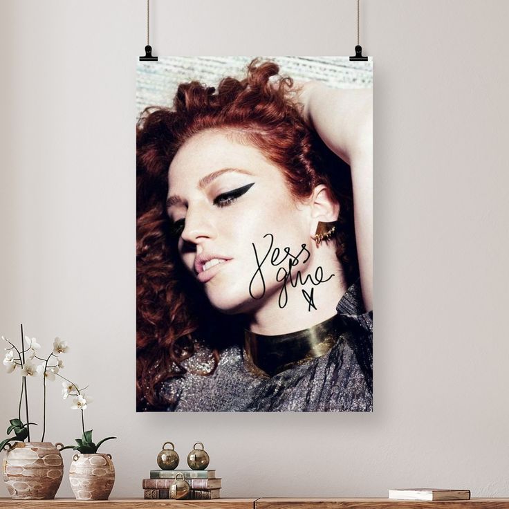 JESS GLYNNE AUTOGRAPH SIGNED PP PHOTO POSTER Retro Style - Size 24''x36''