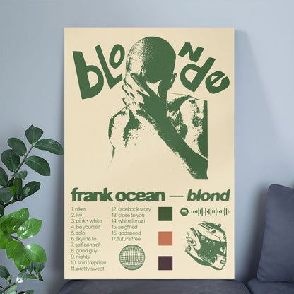 Frank Ocean Blonde Album Poster Size 24''x36''
