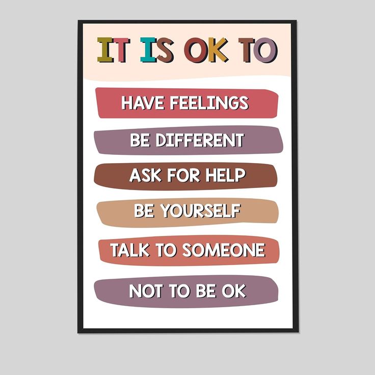 It Is Okay To Feel Poster, Boho Classroom Decor, My Feelings Classroom Poster, Educational Wall Art, Therapy Tools, Stress Management Wall Art, Wellness poster, Playroom Wall Art Decor, School Counselor Therapy Office Decor Retro Style - Size 24''x36''