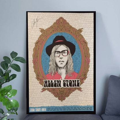 Allen Stone Signed 2012 Tour Poster Size 24''x36''