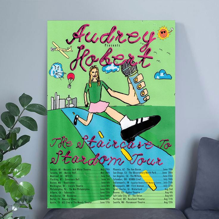 Audrey Hobert The Staircase To Stardom Tour Size 24''x36''
