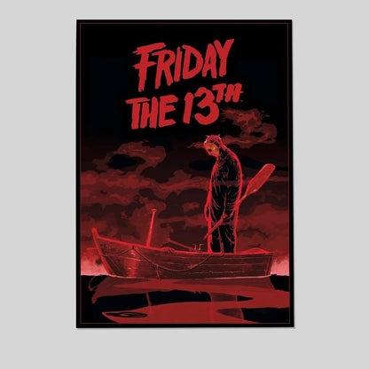Friday The 13th - Boat Wall Poster Size 24''x36''