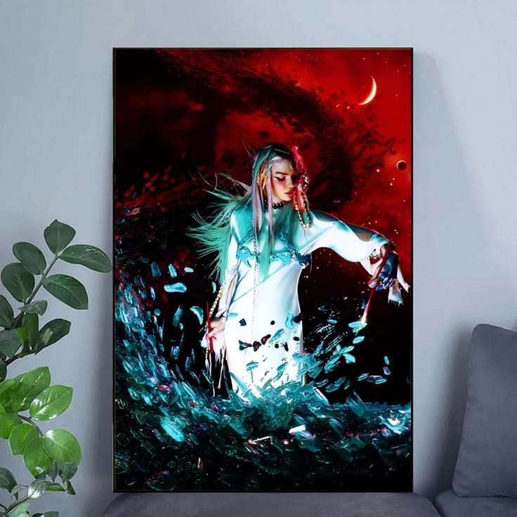Grimes Claire Boucher Poster Home Decor Poster Size 24''x36''