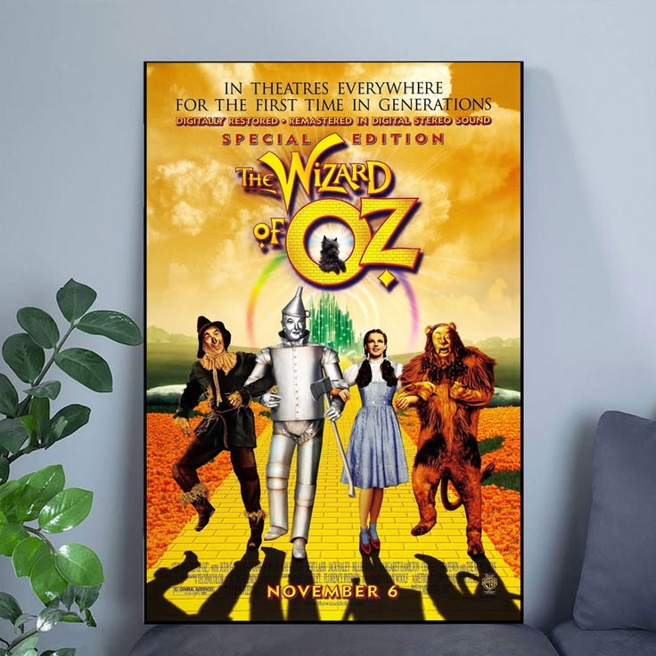 The Wizard Of Oz movie poster Decor Poster Size 24''x36''