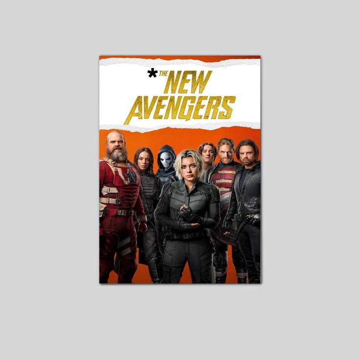 Thunderbolts Movie Poster Florence Pugh Marvel Sebastian Stan g Size 24''x36''