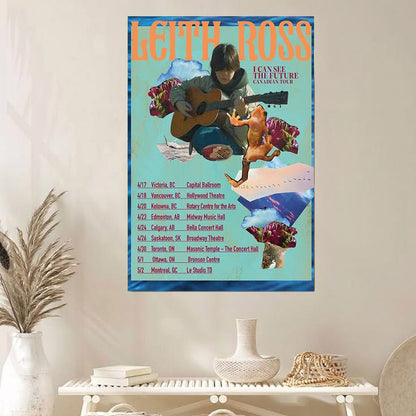 Leith Ross I Can See The Future Canadian Tour 2026 Poster Size 24''x36''