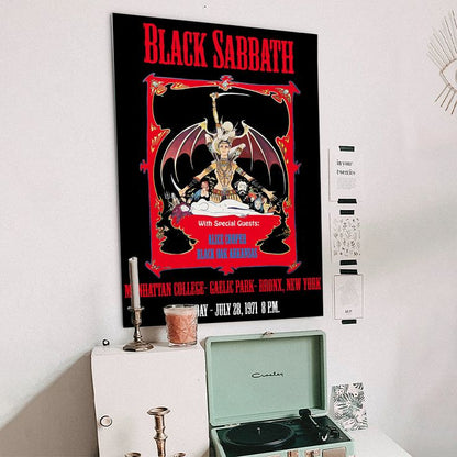 Black Sabbath CONCERT POSTER Size 24''x36''