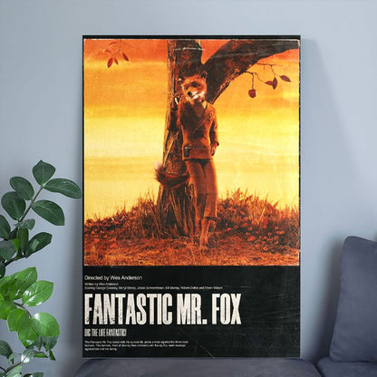 Movie Poster- Wes Anderson Fantastic Mr Fox Poster Size 24''x36''