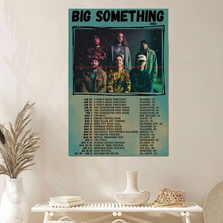 Big Something New Tour 2026 Poster Size 24''x36''