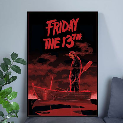 Friday The 13th - Boat Wall Poster Size 24''x36''