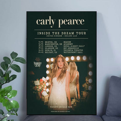 Music Poster Tigirlily Gold  Inside The Dream Tour 2026 Size 24''x36''
